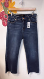 Liverpool Crop Flare 25.5" Inseam Jeans, 10