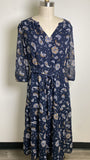Loft Blue Dress, M Petite
