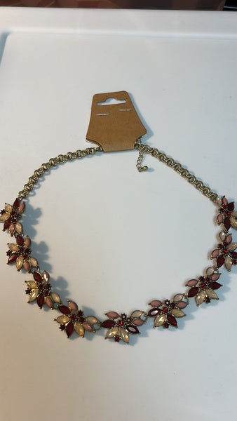 Gold/Red Necklace