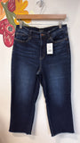 Judy Blue Wide Leg 24" Inseam Cropped Jeans, 11/30
