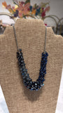 New White House Black Market Silver/Blue Necklace