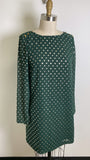 Gianni Bini Green/Gold Dress, XS