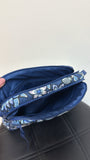 Vera Bradley Blue Tropics Tapestry Crossbody Bag, 9"x7.5"