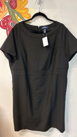 Lands End Black Outfitters Dress, 22W