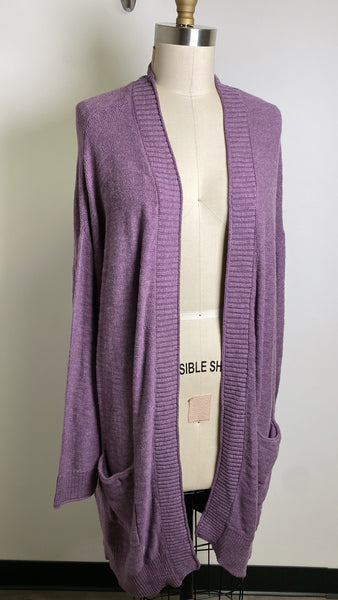 Sonoma Purple Cardigan, XXL