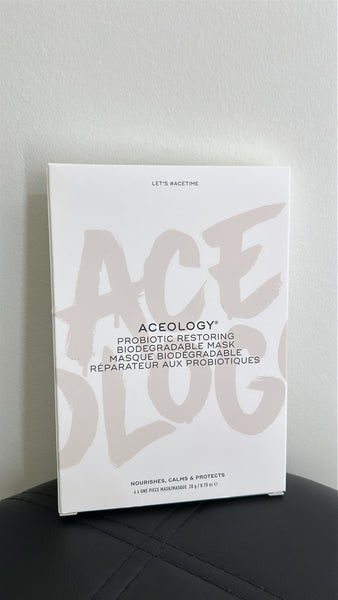 New Aceology 4 Pack Probiotic Restoring Mask (retail $59)