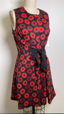 New Maison Jules Red/Black Dress, 10