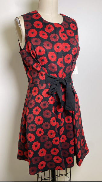New Maison Jules Red/Black Dress, 10