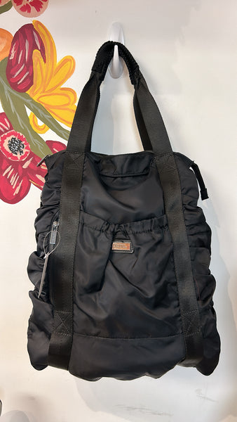 Apana Black Tote Bag, 18"x15"