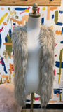 Sebby Collection Faux Fur Cardigan, S