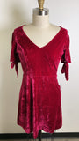 Emory Park Red Velvet Dress, S