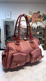 Celine Macadam Cargo Bowling Bag, 14.5" L x 6" W x 9" H