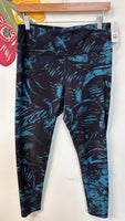 Soft Surroundings Blue Print Leggings, M