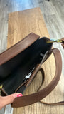 New Madewell The Sydney Painted Leopard Calf Hair  Crossbody Bag, 8.25"x7.75"x4.75"
