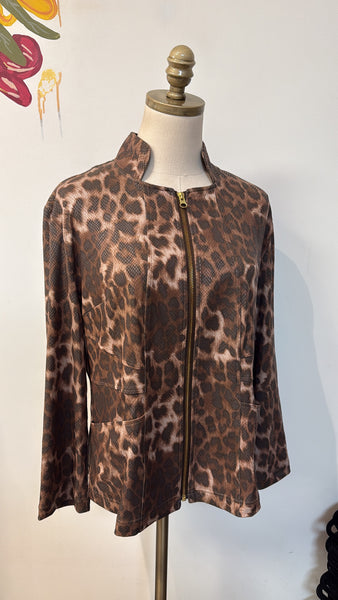 Clara Sun Woo Animal Print Jacket, L