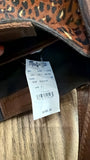 New Madewell The Sydney Painted Leopard Calf Hair  Crossbody Bag, 8.25"x7.75"x4.75"