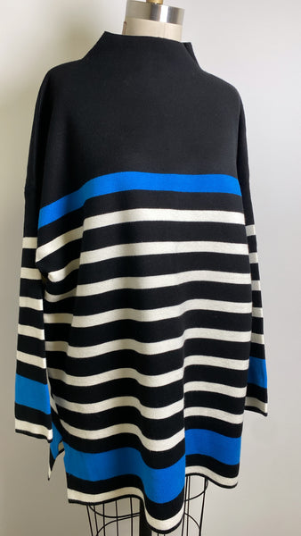 Jones New York Black Stripe Sweater, 2X