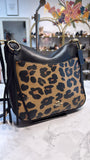 Coach Leopard Print Chaise Crossbody Bag, 9"x10.5"