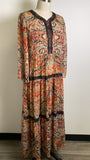 Reba Print Dress, L