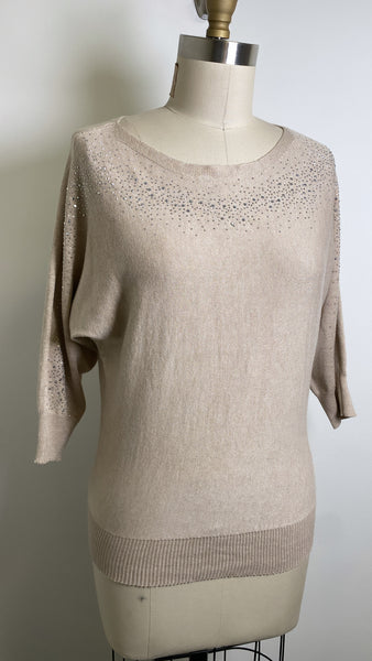 Love Scarlett Tan Top, M Petite