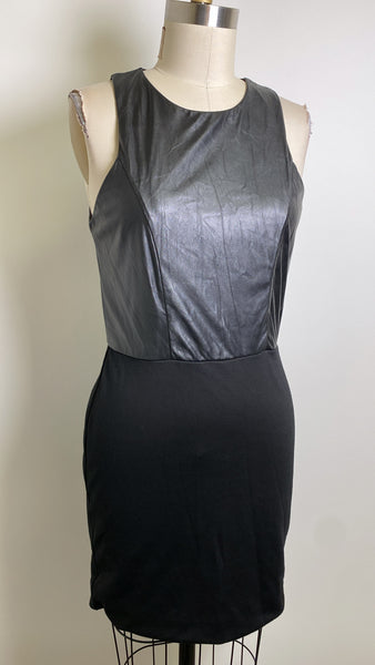 New Casual Couture Black Fitted Mini Dress, M