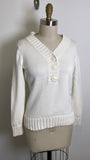 Jones New York White Sweater, S
