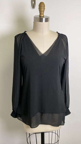 White House Black Market Black Top, S