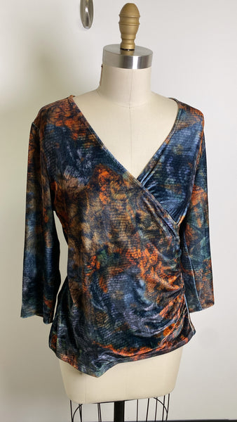 Soft Surroundings Velvet Top, M