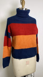 Cliche Navy/Burgundy Sweater, M