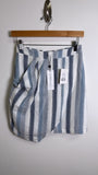 New BCBGeneration Blue Stripe Skirt, XS