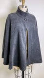 East 5th Gray Cape Sweater, One Size