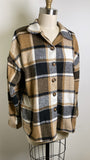 Shacket Plaid Jacket, M