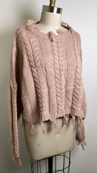 Altar'd State Pink Sweater, M