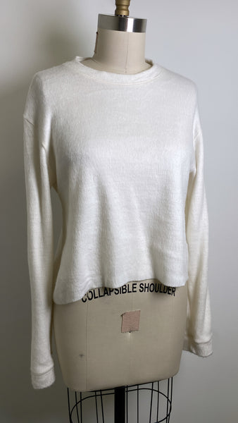 RTA White Wool Blend Sweater, S