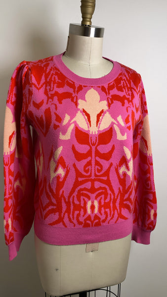 Voy Pink/Red Sweater, S