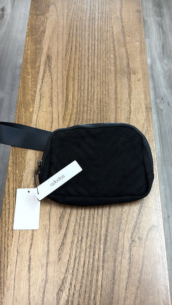 New Ododos Black Belt Bag, 7"x5"