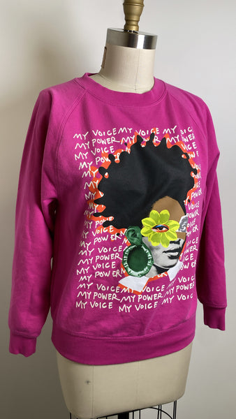 My Power My Voice  Sweatshirt, XS