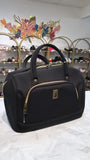 London Fog Black Travel Bag, 16"x12"