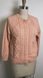 Leo & Nicole Pink Sweater, M Petite