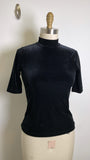 Banana Republic Black Velvet Top, XS