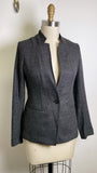 New Banana Republic Black Long & Lean Blazer Jacket, 0