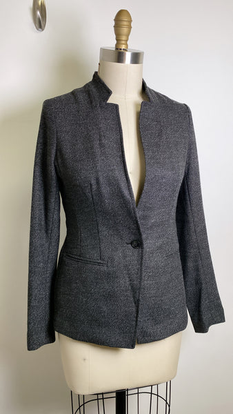 New Banana Republic Black Long & Lean Blazer Jacket, 0