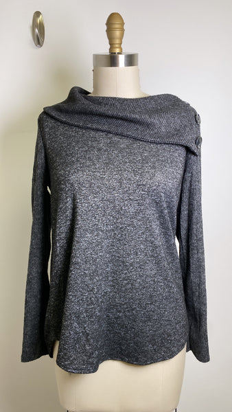 Fortune & Ivy Black Top, S