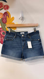 New Loft Denim Roll Shorts, 26 (2) run big