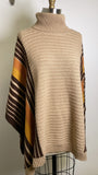 Jodifl Brown Poncho Sweater, S