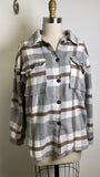 Shacket Plaid Jacket, S