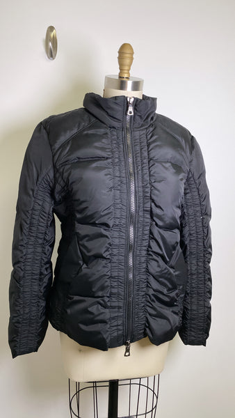 Anne Klein Black Down Filled Coat, L