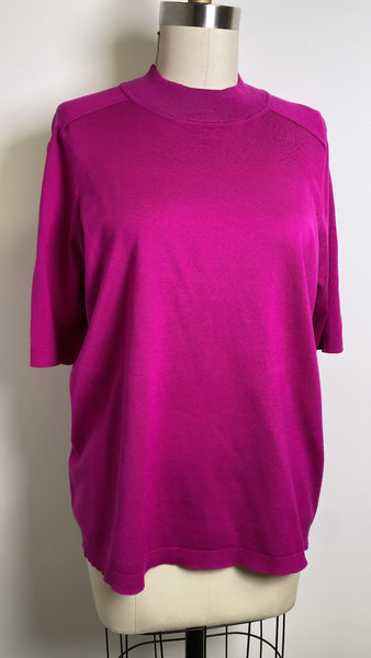 New Jones New York Mock Neck Top, 2X