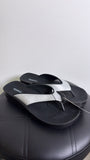 Aerothotic Black/Silver Sandals, 38 (8)
