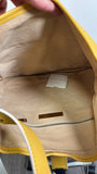 Marc Jacobs Yellow Leather Shoulder Bag, 14"x12"